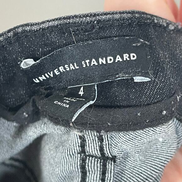 Universal Standard • Seine Mid Rise Black Jeans 27" - Picture 6 of 8